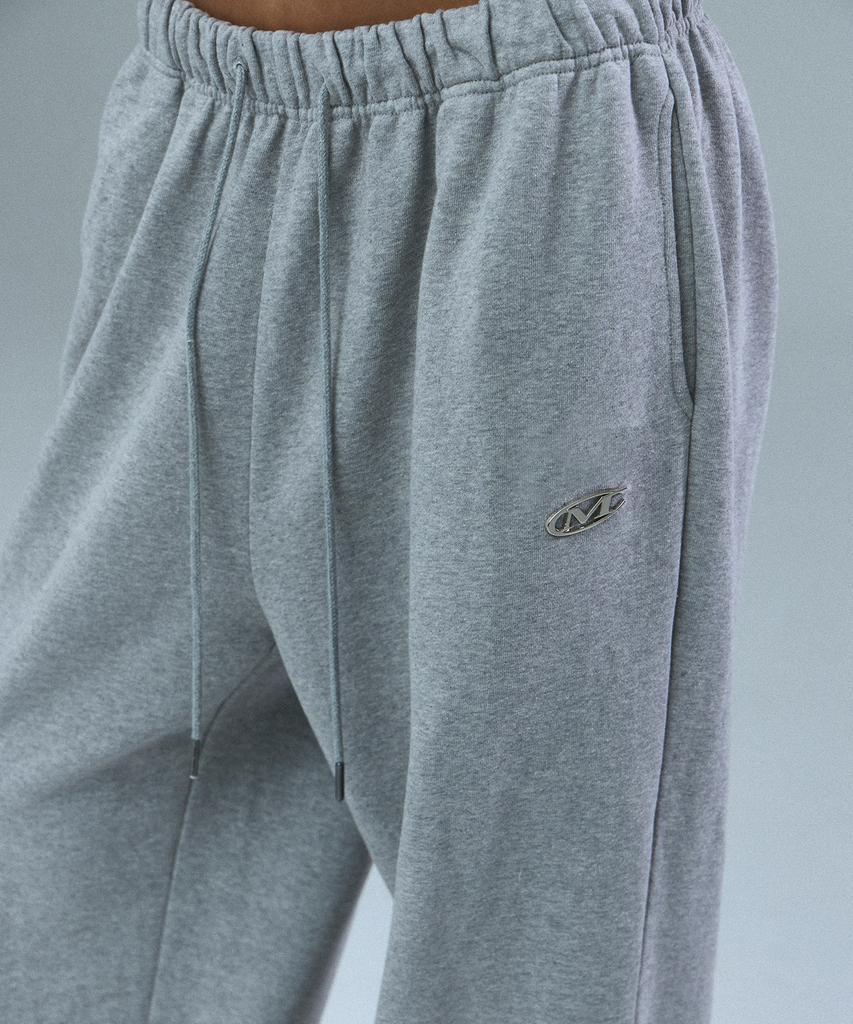 Mihag Metal Logo Jogger Pants (Gray)