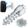 200Pcs 9 x 4mm Screw in Tire Studs Wheel Tyre Studs for Car Truck Motorcycle Bicycle Boot Tire Spikes