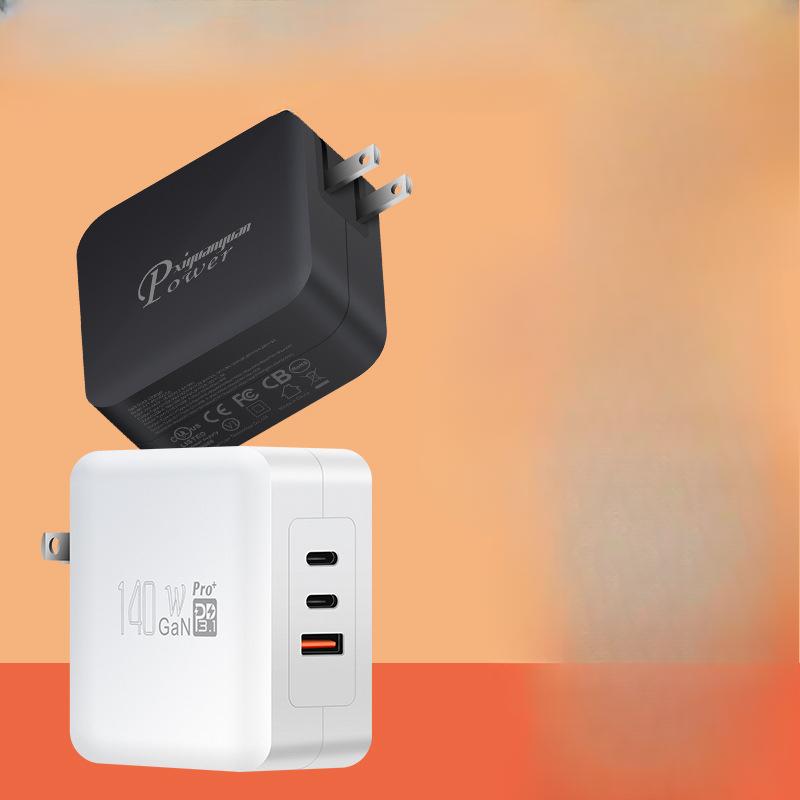 PD3.1 US-based 140W Wall Plug-in 2C1A Super Fast Charging GaN 28V5A Multi-protocol PPS Fast Charging Head