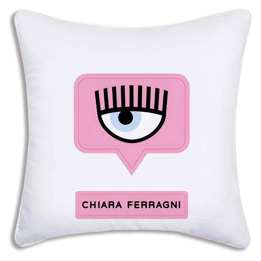 Fashion Trend Eyes Pillow Covers Cartoon Sofa Decorative Home Double-sided Printing Short Plush Cute Cushion Cover