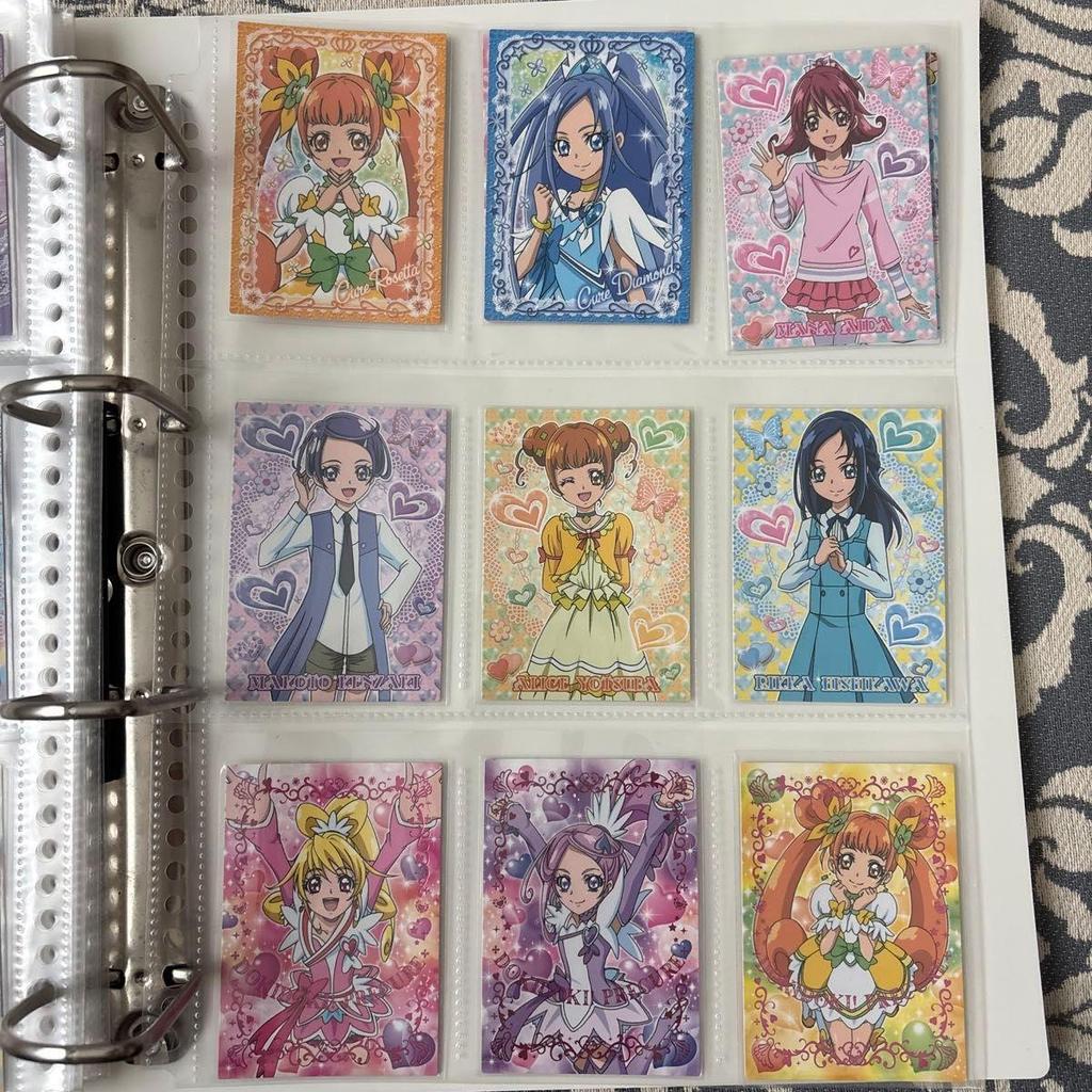 Used Doki Doki Precure Sparkly Trading Card Gum Coplete