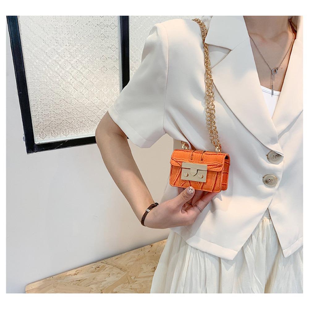 Geantă de umăr cu lanț, geantă crossbody din PU, geantă tote 2024