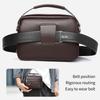 WEIXIER Men's Leather Messenger Bag Waterproof Crossbody Shoulder Bag Briefcase Satchel Travel Work Bag