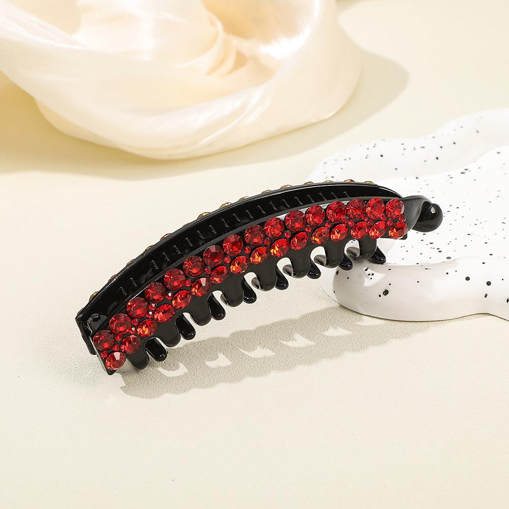 Rhinestone Twist Clamp Hair Clips Barrettes Hairpin Pea Clip Hairclip Lovely Hair Accessories