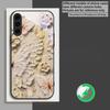 Oil Painting Butterfly Suitable for Samsung Galaxy S26 Ultra S20 FE S21 S22+ 23 Plus S24 Ultra 25 Edge Black Glass Phone Casee