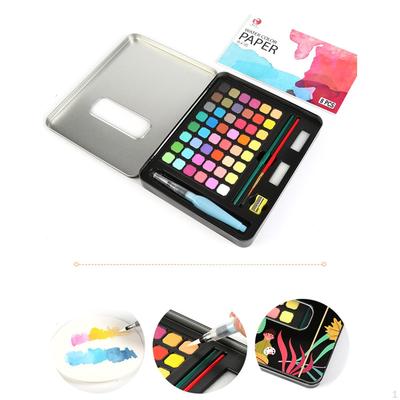 Creative Watercolor Paint Set - 48 Assorted Colors for Art Enthusiasts
