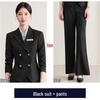 2025 Women's Autumn Black Pantsuit: Elegant Business Professional Workwear