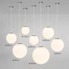 Glass Ball Led Pendant Lamp Modern Fixtures Chandelier Lights for Home Dining Room Indoor Hotel Lobby Decor Stairs Hanging Lamp
