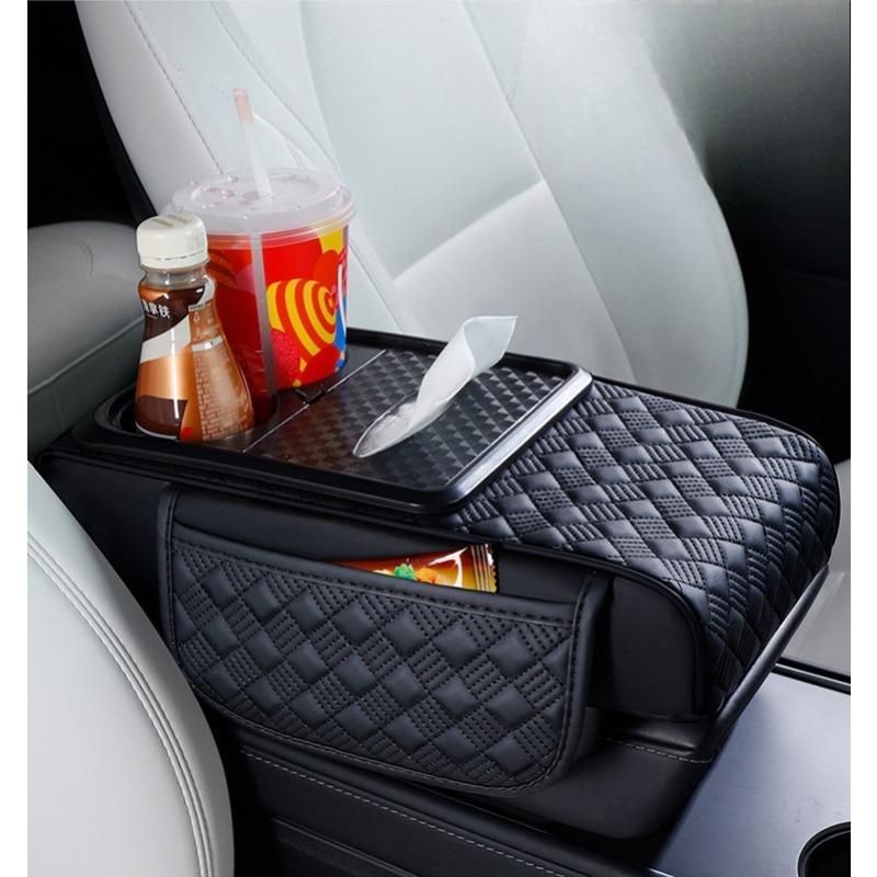 Car Armrest Box Pads, Multi-functional Car Tissue Boxes, Water Cup Holders, Height-increasing Pads and Other Car Accessories