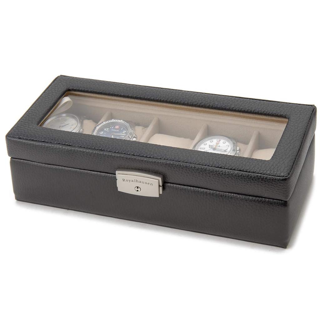 SUNBRAND Cowhide Watch Storage Case for 5 Watches (189994)