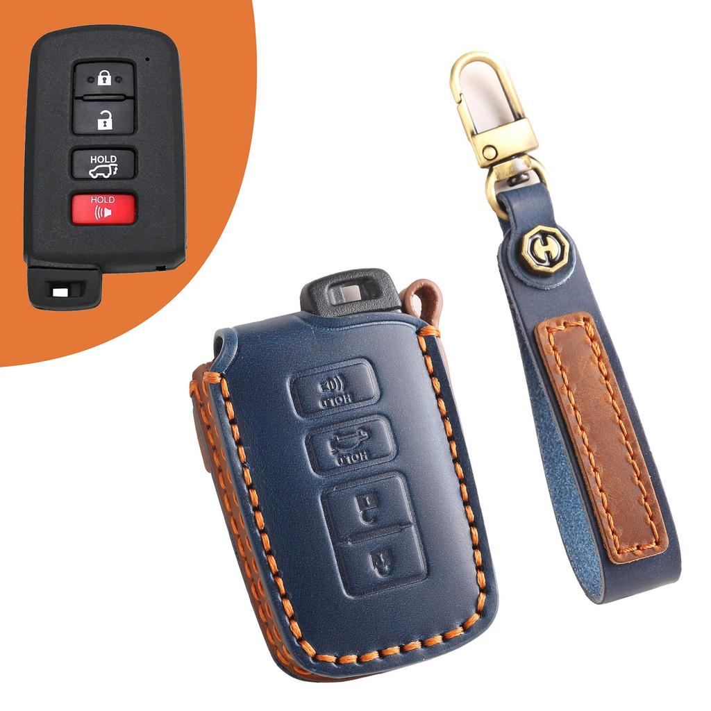 Genuine Leather Key Bag for 09-11 Toyota Camry/Crown/Land Cruiser