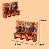 MOC Medieval Castle Building Blocks Set House Bedroom Table Furniture Kitchen Knight Witch Wizard Halloween Skeleton Brick Toys