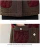 Women's Fleece-Lined Shawl Vest - Winter Wool, Mid-Aged & Elderly Style