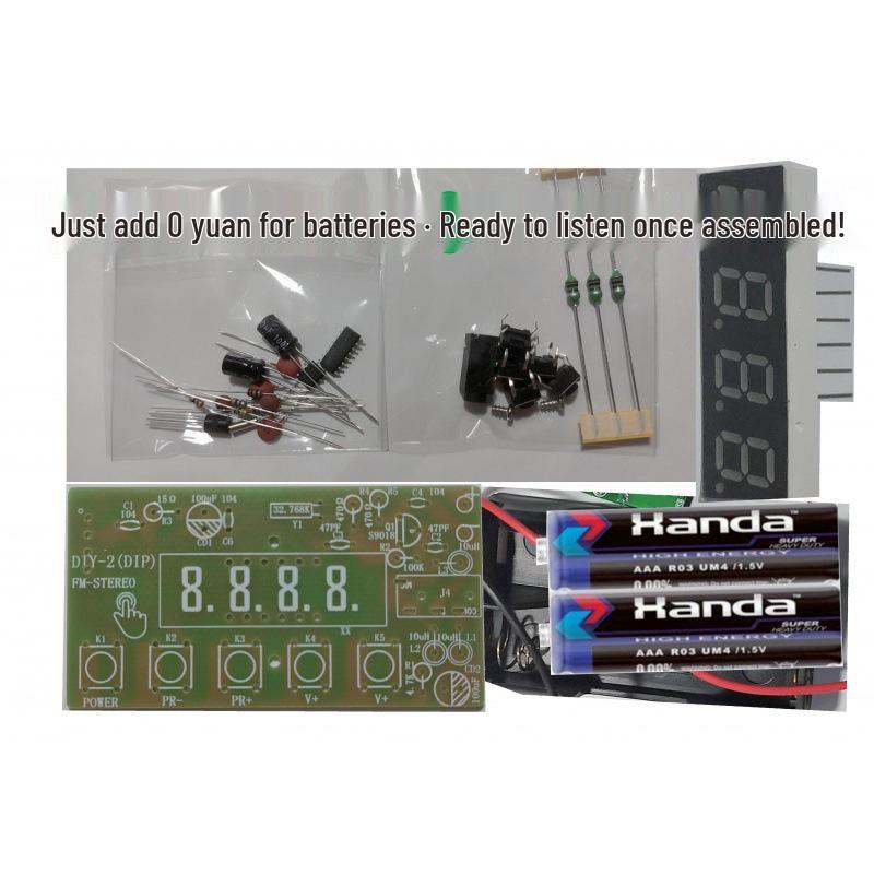 DIY Two-Band FM/Medium Wave Radio Kit for Practical Training
