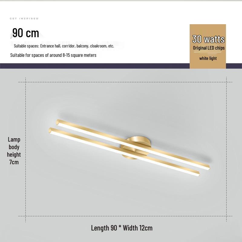 Modern Minimalist LED Hallway & Corridor Ceiling Light