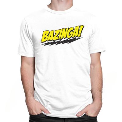 Teorie velkého třesku Bazinga Tričko Pánské 100% Bavlna Pohledné Sheldon Cooper Tričko Geek Tbbt Tričko Topy Merch Dárek