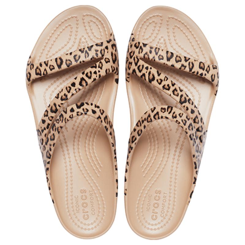 Crocs Kadee II Outdoor Slippers Women's Leopard Print