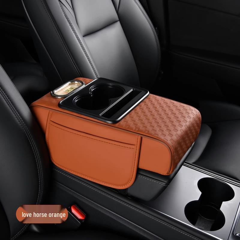 

2025 Multifunctional Armrest Pad with Cup Holder & Tissue Box