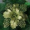 Glitter Artifical Fake Flowers Christmas Flowers Home Xmas Ornaments Christmas Tree Decorations