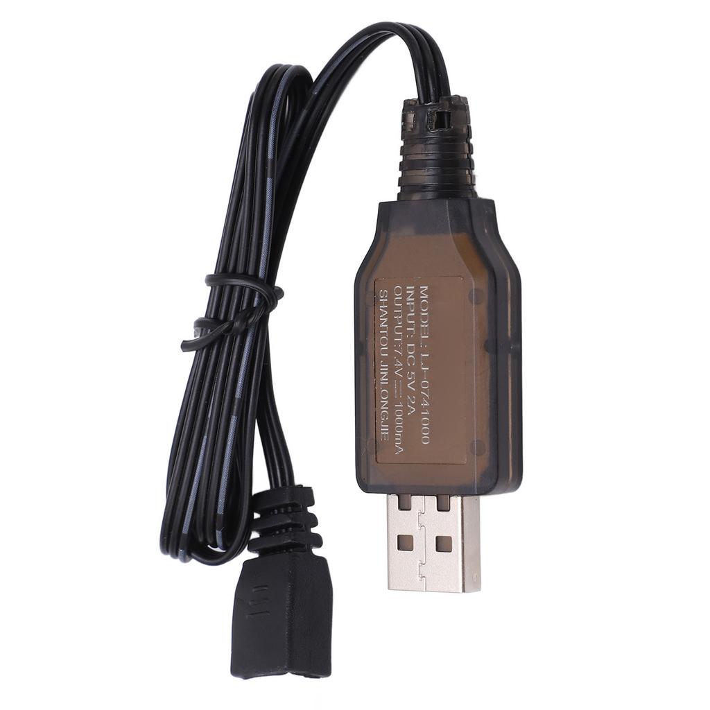 1/16 RC Car Charger 7.4V 1000mA Lipo Battery USB Charger Charging Cable for 1/16 Remote Control Car