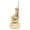 Special Buddhist Statue Amitabha Nyorai Seated Statue Inches Height 30 Width 14 Depth 14 Flying Celestial Halo Octagonal Base Wood Carving Made from