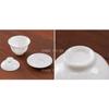 Ceramic Sheep Fat Jade Covered Bowl Dehua White Porcelain with Lid Tea Bowl Large Kung Fu Household Tea Set Gaiwan