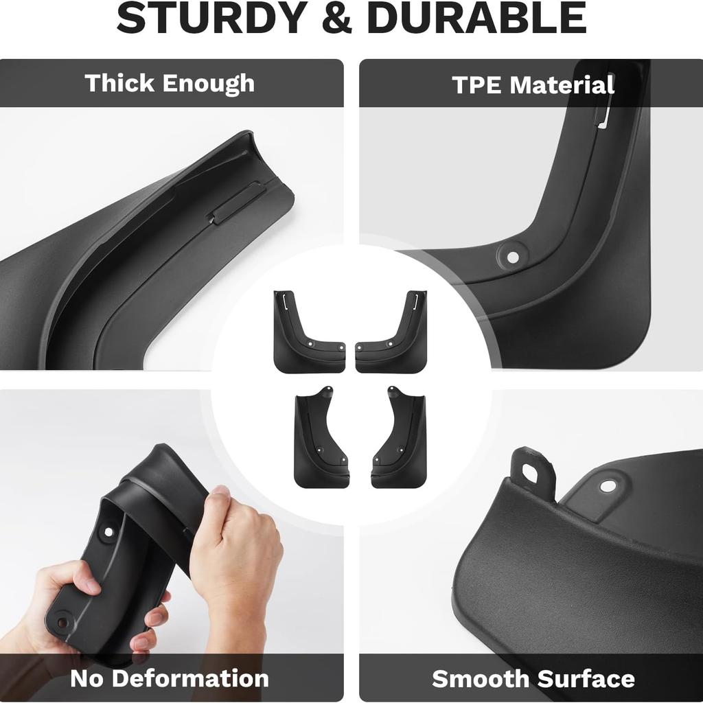 Car Mudguards For Tesla Model Y Juniper 2025 Front Rear Mudflaps Guard Anti-Snow Anti-Sand Splash Automobile Protector Accessory