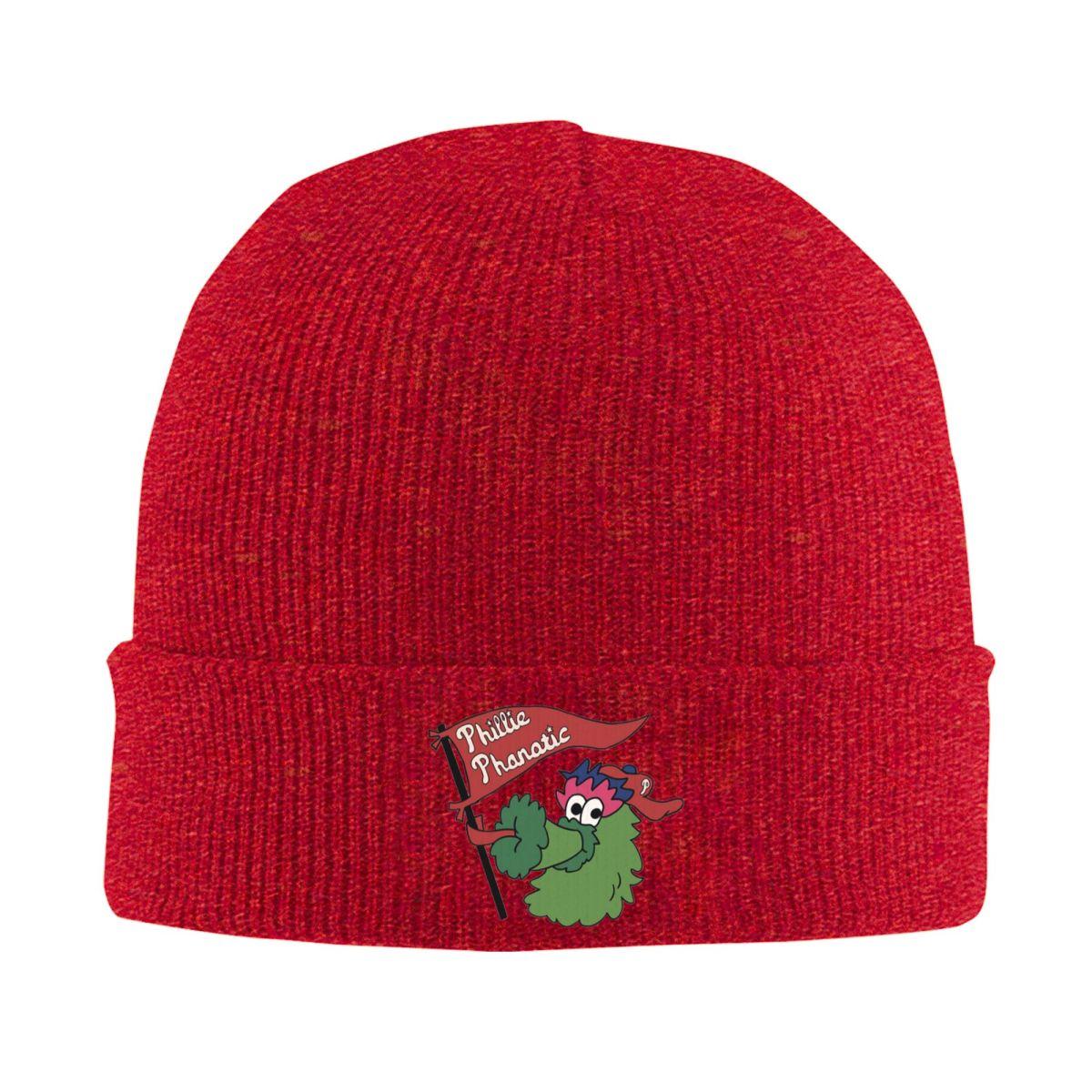 

Phillie Phanatic Warm Knitted Cap Winter Knit Bonnet Hat Skullies Beanies Hip Hop Caps for Unisex One Size