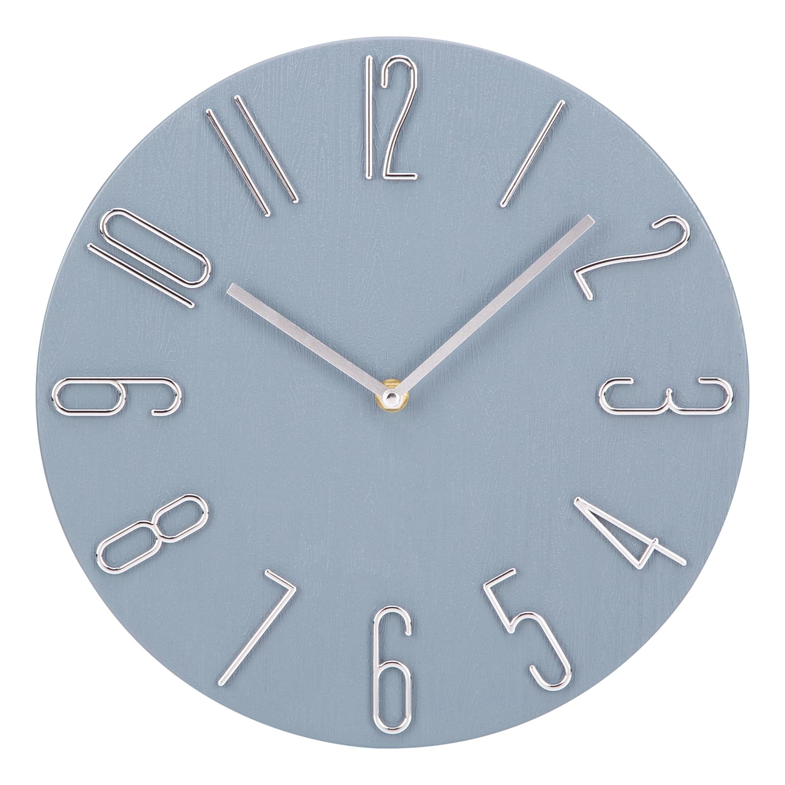 

Настенные Настенные Легкие Простые Часы, Радиоуправляемые, Тихие, Скандинавские, Стильные, Часы, Настенные, Читать, 30см, (Серо-голубой)