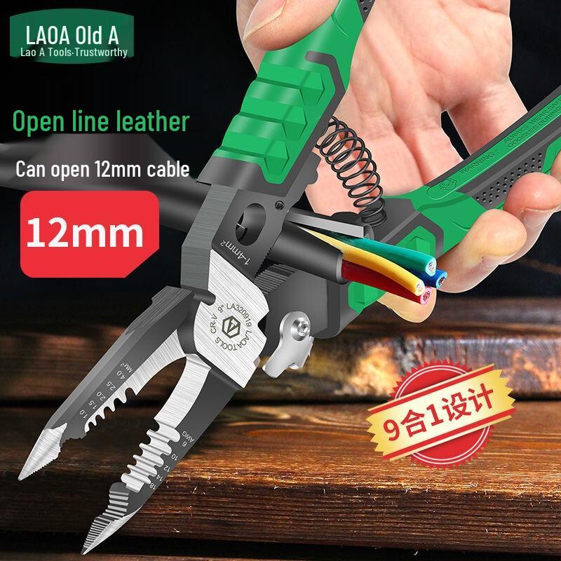 LAOA 9-in-1 Multi-Function Electrician's Pliers