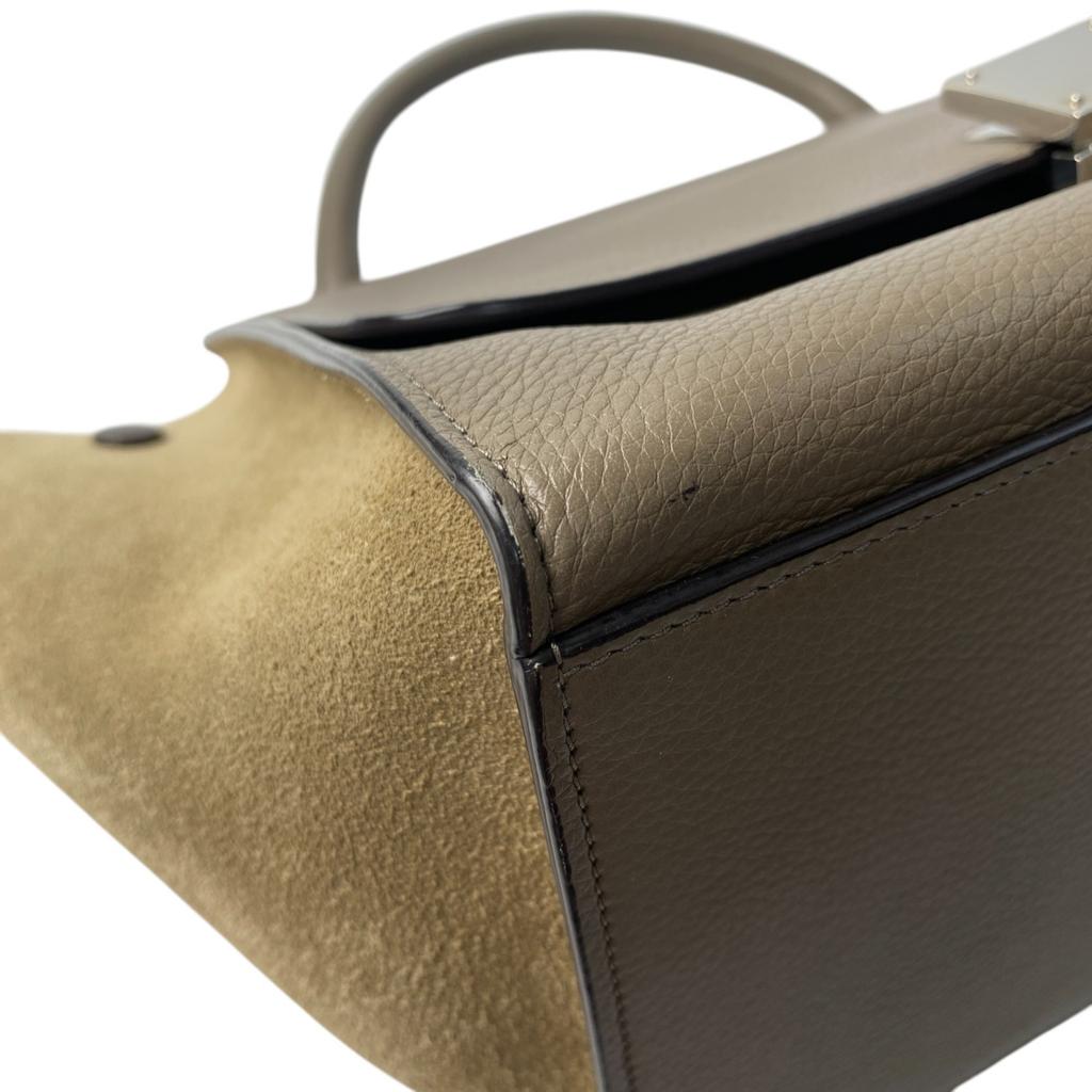 Used CELINEShoulder Bag Beige Leather Women