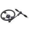 300mm Steering Wheel Kit Steel Good Adjustability for Go Kart Golf Cart UTV 110cc 125cc 140cc 150cc