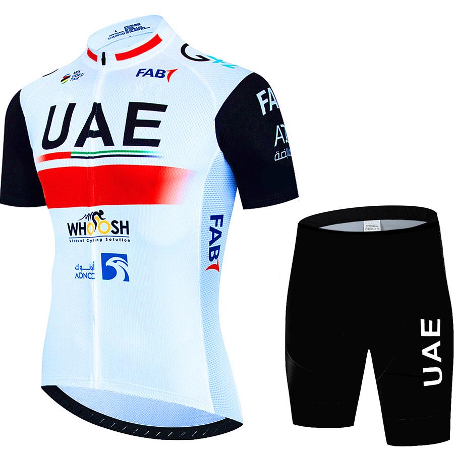 2026 UAE Cycling Jersey Set MTB Uniform Bike Clothing Summer Breathable Bicycle Shirt Ropa Ciclismo Bib Pants Maillot Ciclismo
