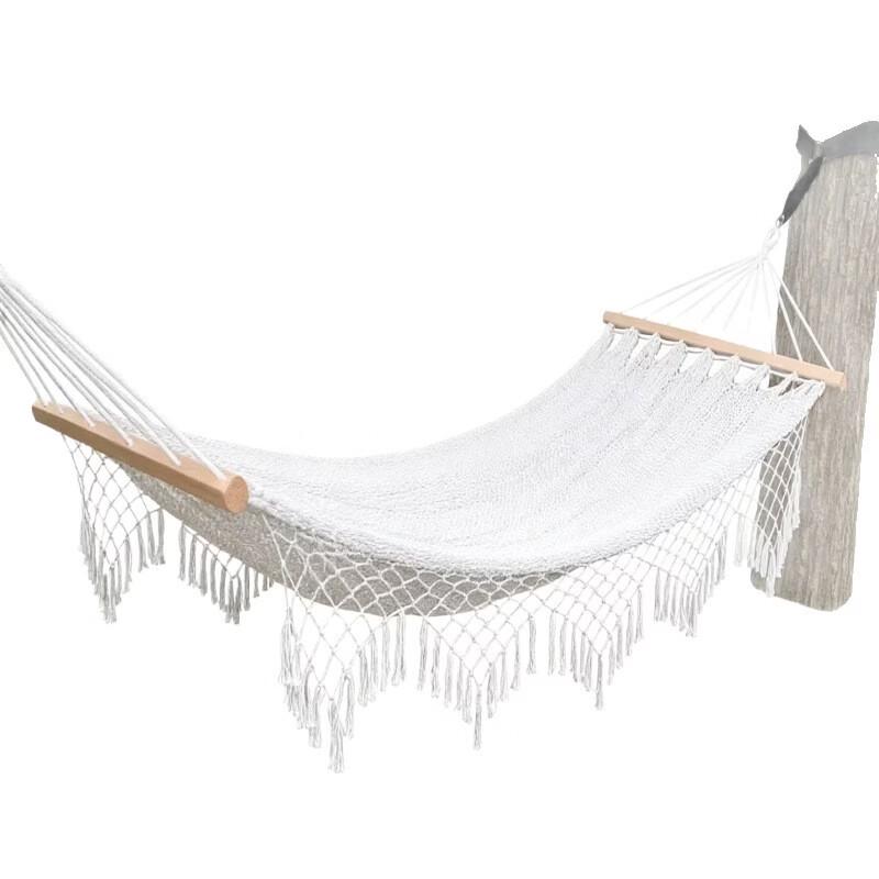 Cotton Mesh Tassel Hammock