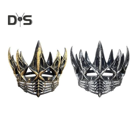 Evil Queen Crown Headband Adult Goth Headpiece for Medieval Halloween Party Masquerade Stage Performance