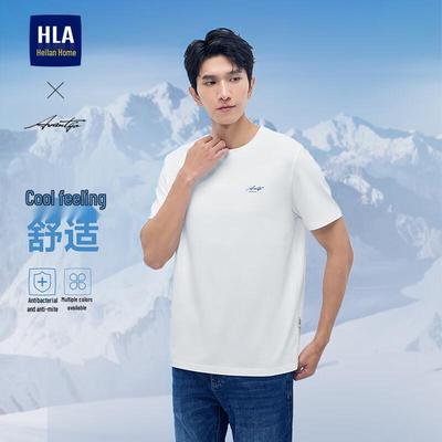 HLA Herren Sommer 2025 Leichtes Business Rundhals-T-Shirt