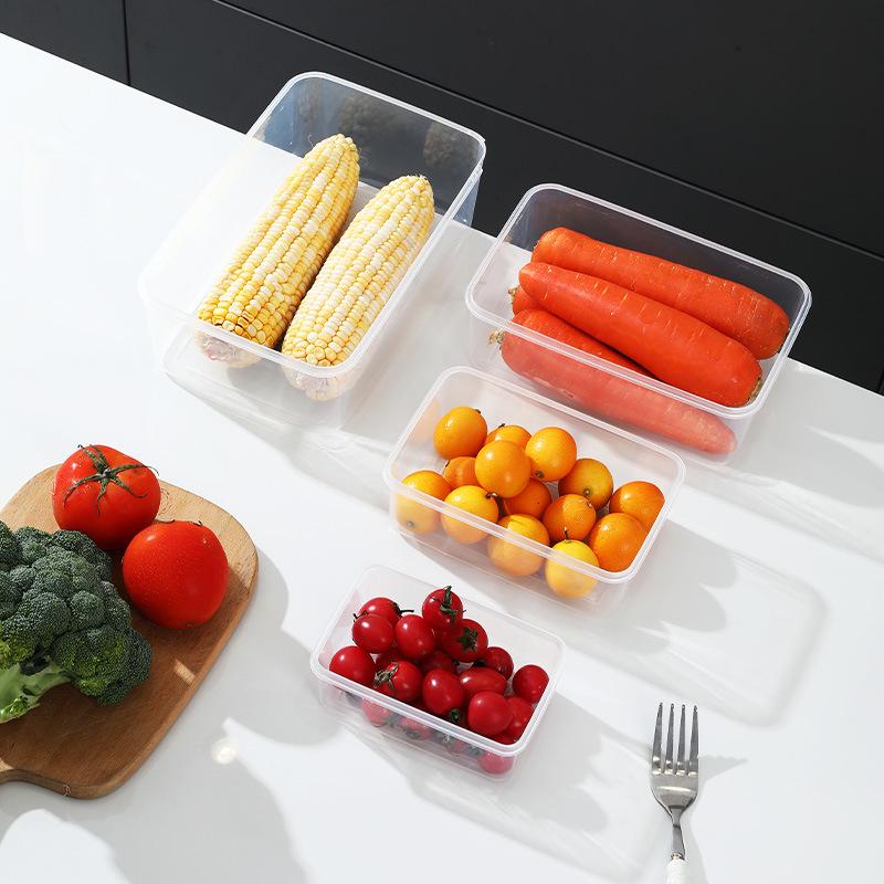 Microwaveable Food-Grade Plastic Storage Container: Fresh-Keeping & Sealable for Lunch and Fruit
