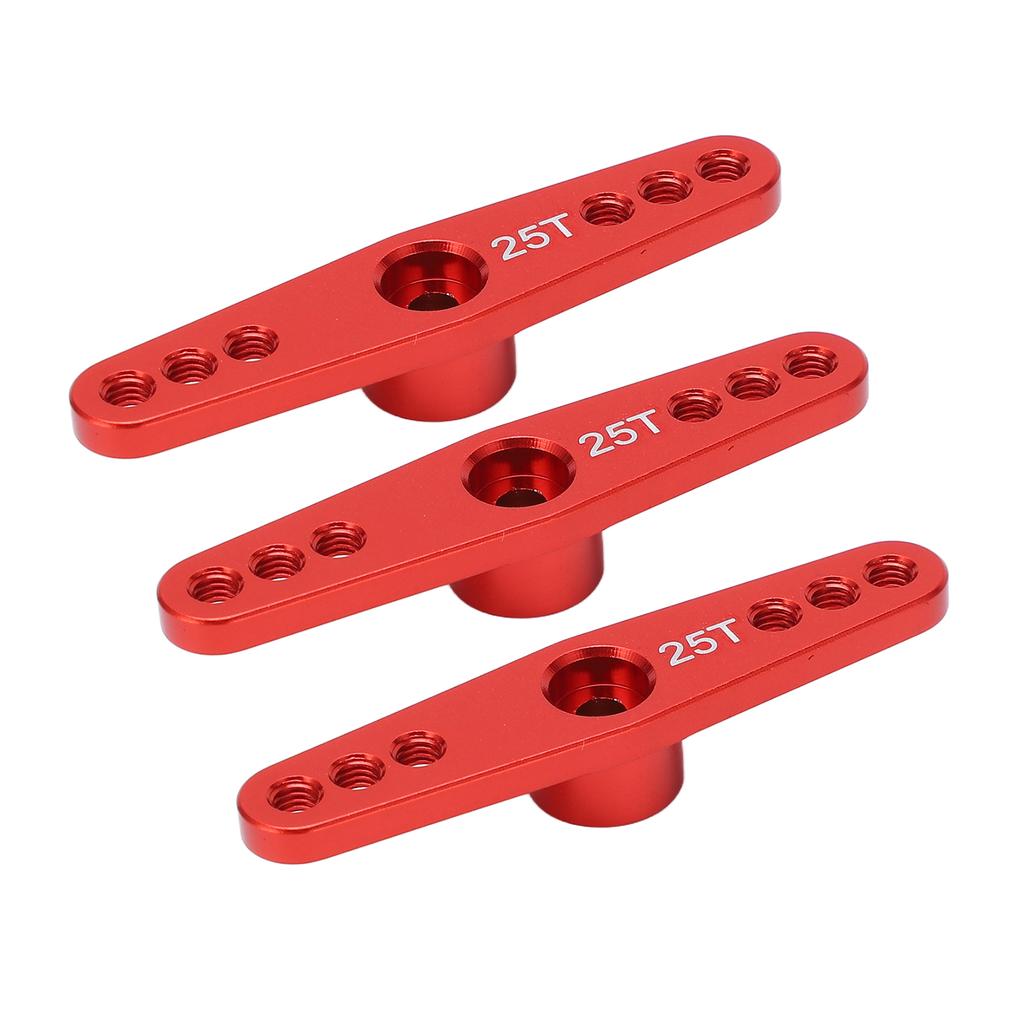 3Pcs 25T Aluminum Alloy RC S vo Arm Horn   Type for 1Celsius10 Remote Control Car Upgrade Part