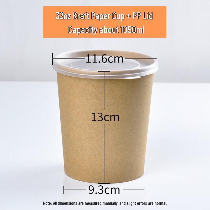 MOLUONA Disposable Kraft Paper Food Containers with Lids