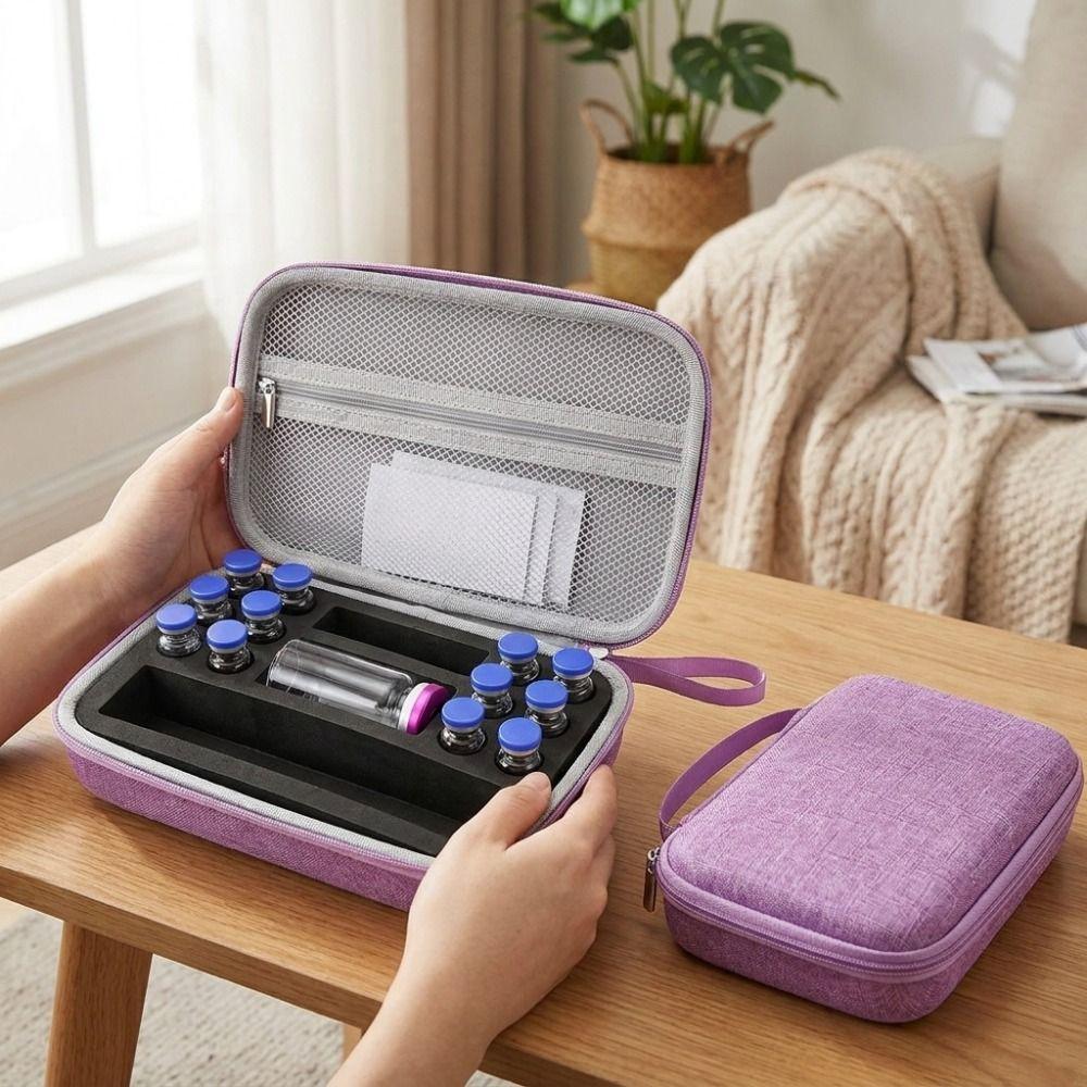 Multiple Slots Insulin Vials Storage Case EVA Waterproof Insulin Pen Protective Box Large Capacity Wear-resistant