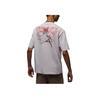 Jordan SS24 Solid Color Printed Number Straight Cut Casual Soft Crew Neck Short Sleeve T-Shirt Men Tops Phantom-Gray White HJ6542030