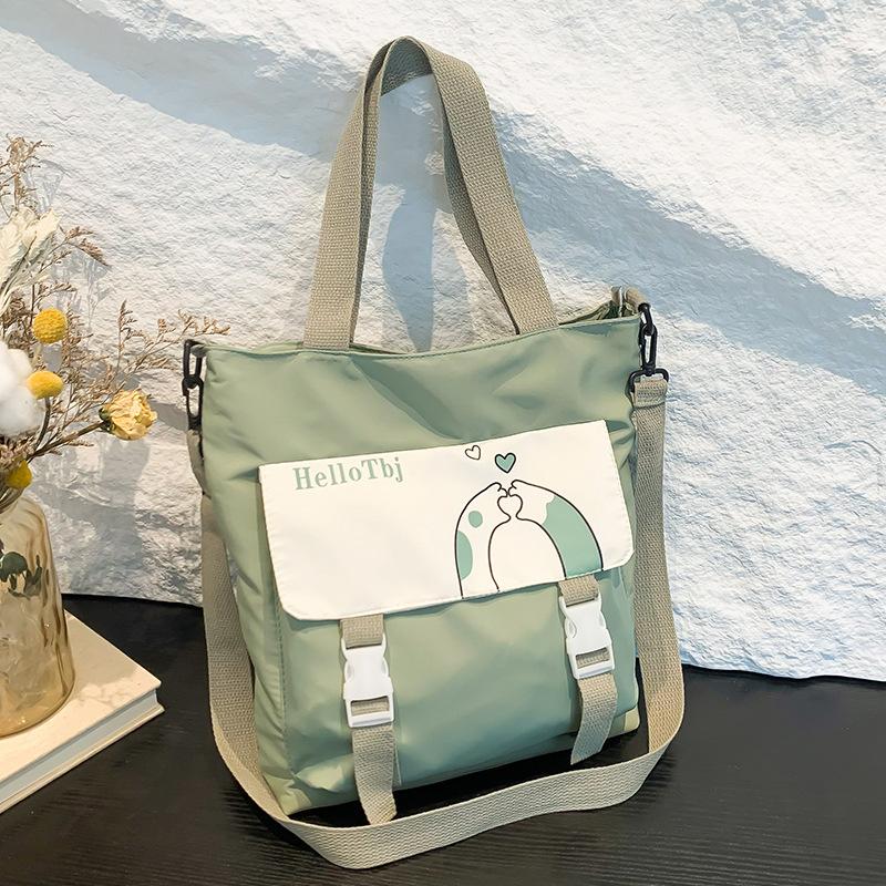 

Сумка из холста для студентов колледжа, женская, новая модная сумка для поездок на работу, женская, для студентов старших классов, одно плечо, сумка для репетиторства