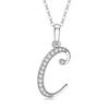 2025 New 26 Letter Zircon Necklace Design, Trendy English Pendant, Fashionable Temperament, High-end Personality, New Necklace