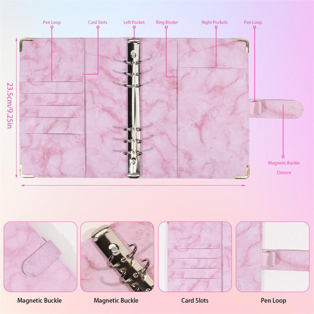 25 Pages Photo Card A5-Binder  Photo Albums Idol Cards Loose-leaf Collect Book Binder Photocard Holder