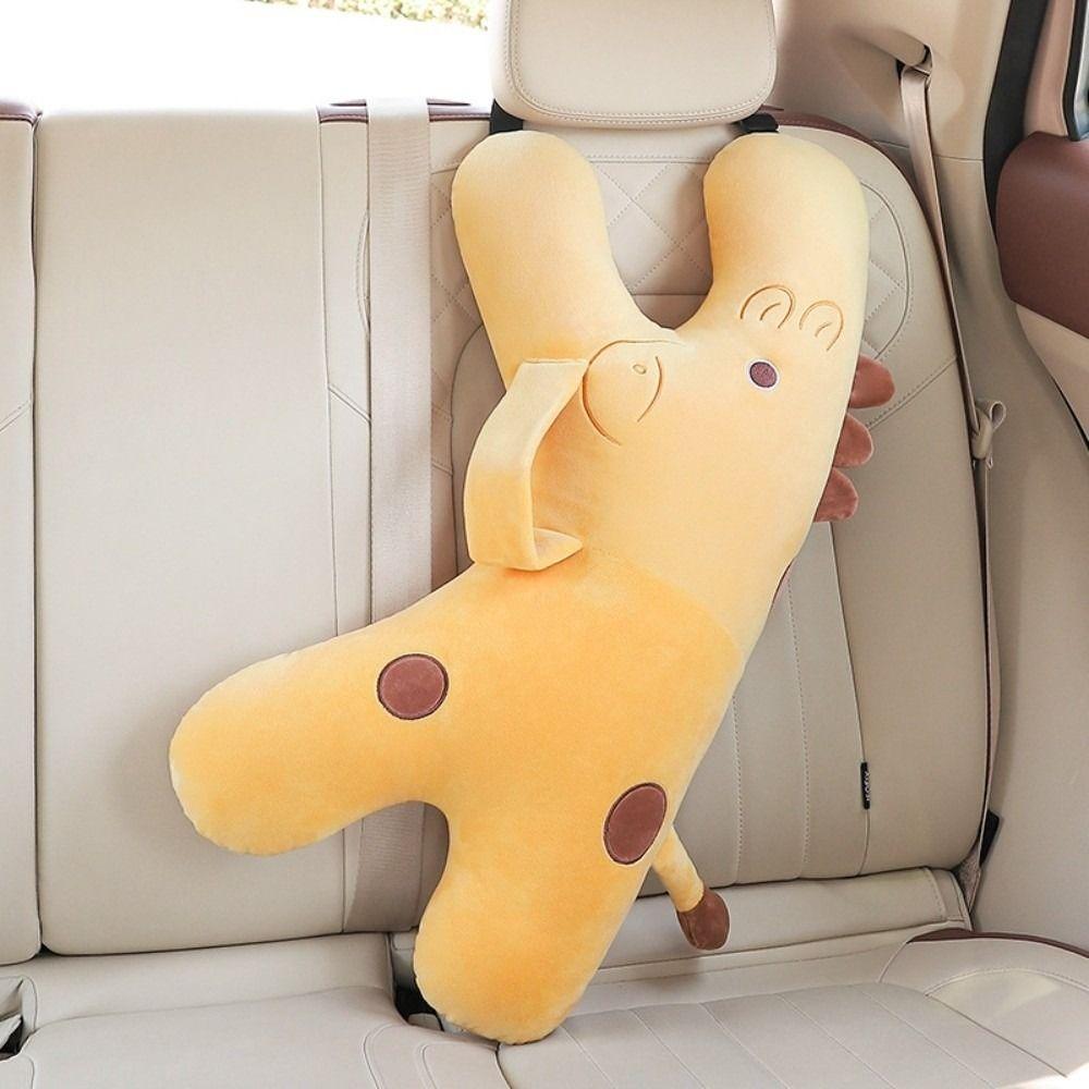 K Shape / U Shape Car Seat Cushion Cartoon Seat Belt Cover Kids Car Pillow Car Rear Seat
