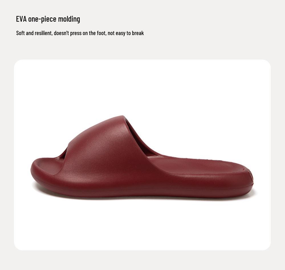 Puxi Yan Fu Women's Red Non-slip Summer Slippers - Indoor Festive Dowry Year of the Rat Edition