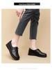 Genuine Leather Soft Sole Comfortable Versatile Women's Shoes for Middle-Aged and Elderly