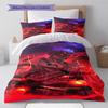 Jujutsu Kaisen Anime Bed Set Duvet Cover Polyester Comforter Cover Pillowcase Twin Full Queen Zipper -QJY