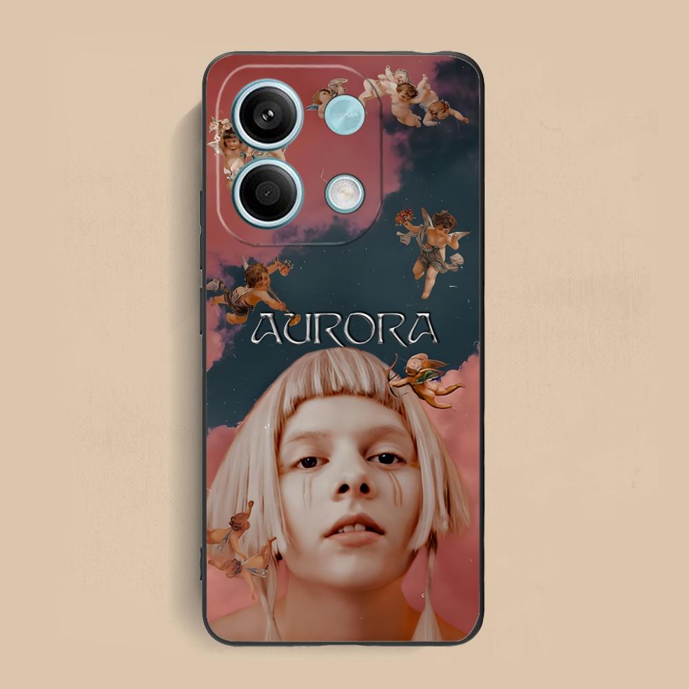

Aurora Aksnes Mobile Cell Phone Case for Xiaomi Redmi Note 14 13 12 11 S Pro Plus 4G 5G Colorful Printing Cover Cover Cellphones Redmi Note 11S 4G