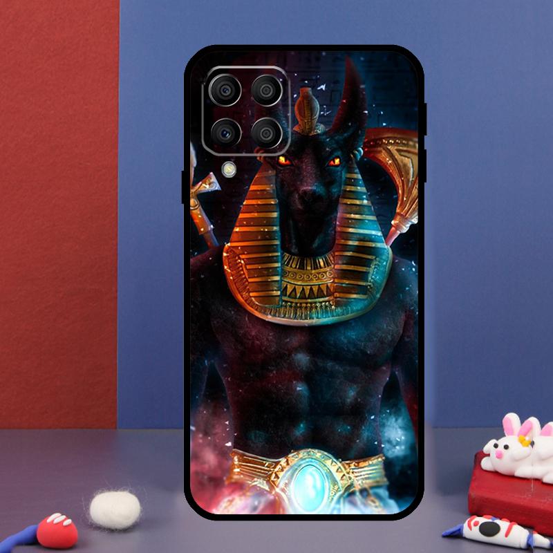 Anubis Ankh Egyptian God For Samsung Galaxy M31 M51 M33 M13 M23 M53 M15 M55 M14 M34 M54 M20 M30s M32 M52 Phone Case